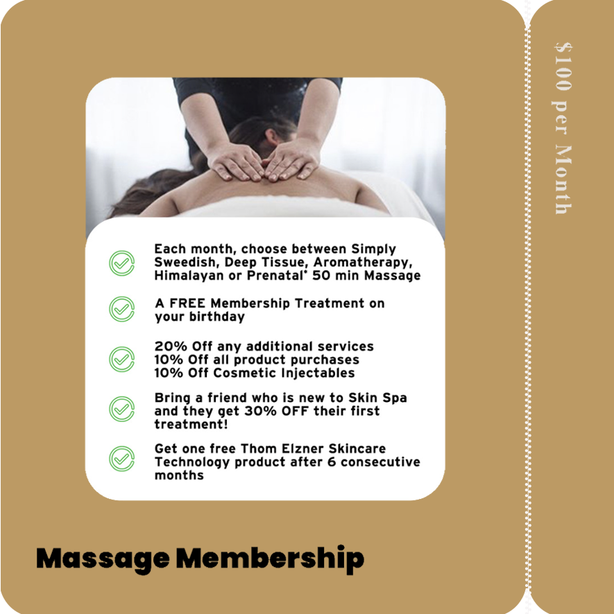 Massage Membership - Skin Spa New York product image