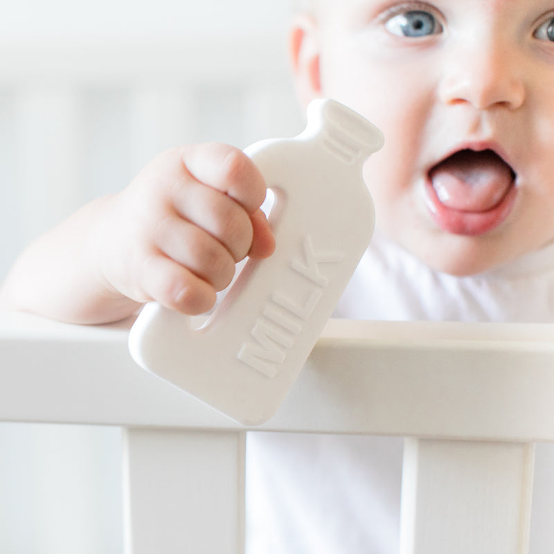 milk bottle teether