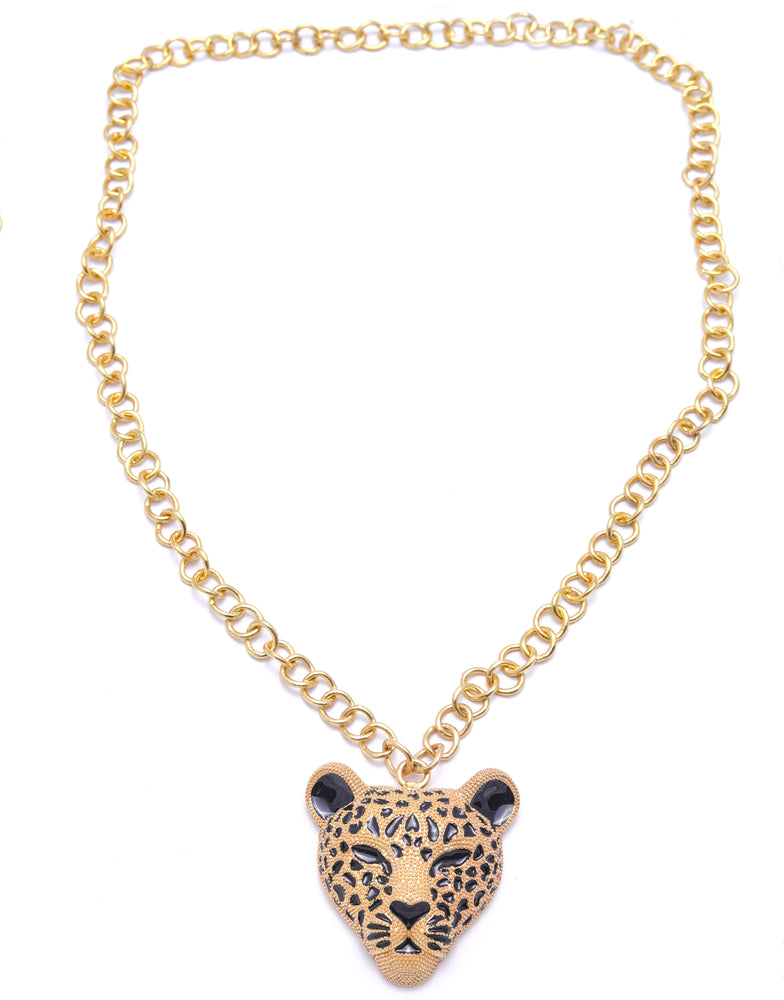 The Gold Plated Hand Carved Leo Necklace – Twenty One Jewels