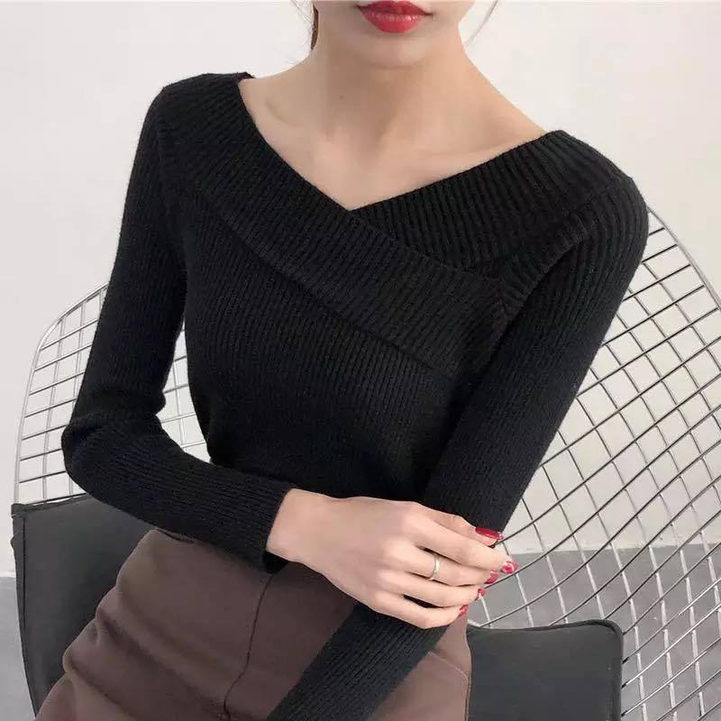 One-Shoulder Autumn And Winter Sweater