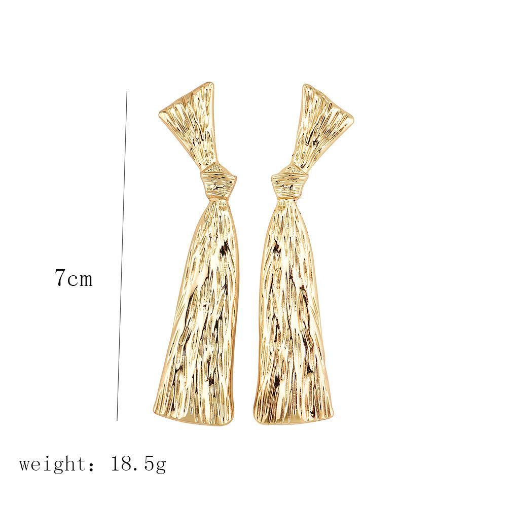 Fashion Personality Metal Bow Women's Earrings