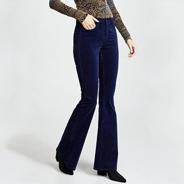 Fashion Casual Sexy Slim Bell Bottoms Package Buttocks Pants
