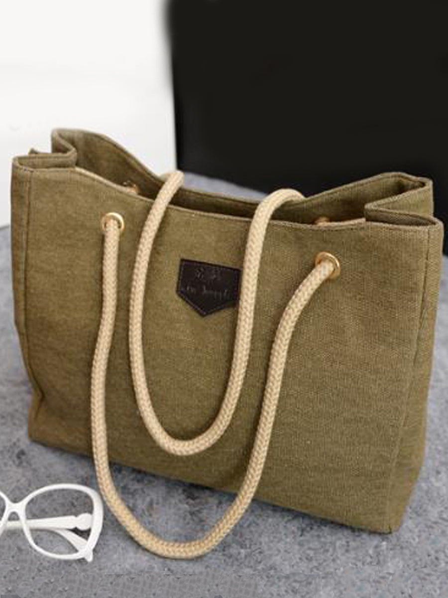 New Fashion Large Capacity Canvas Shoulder Bag