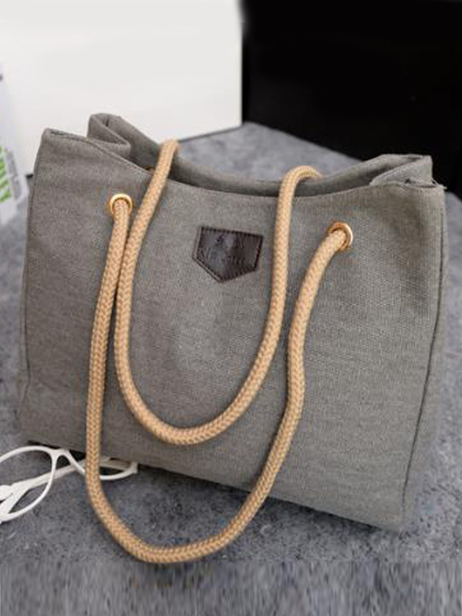 New Fashion Large Capacity Canvas Shoulder Bag