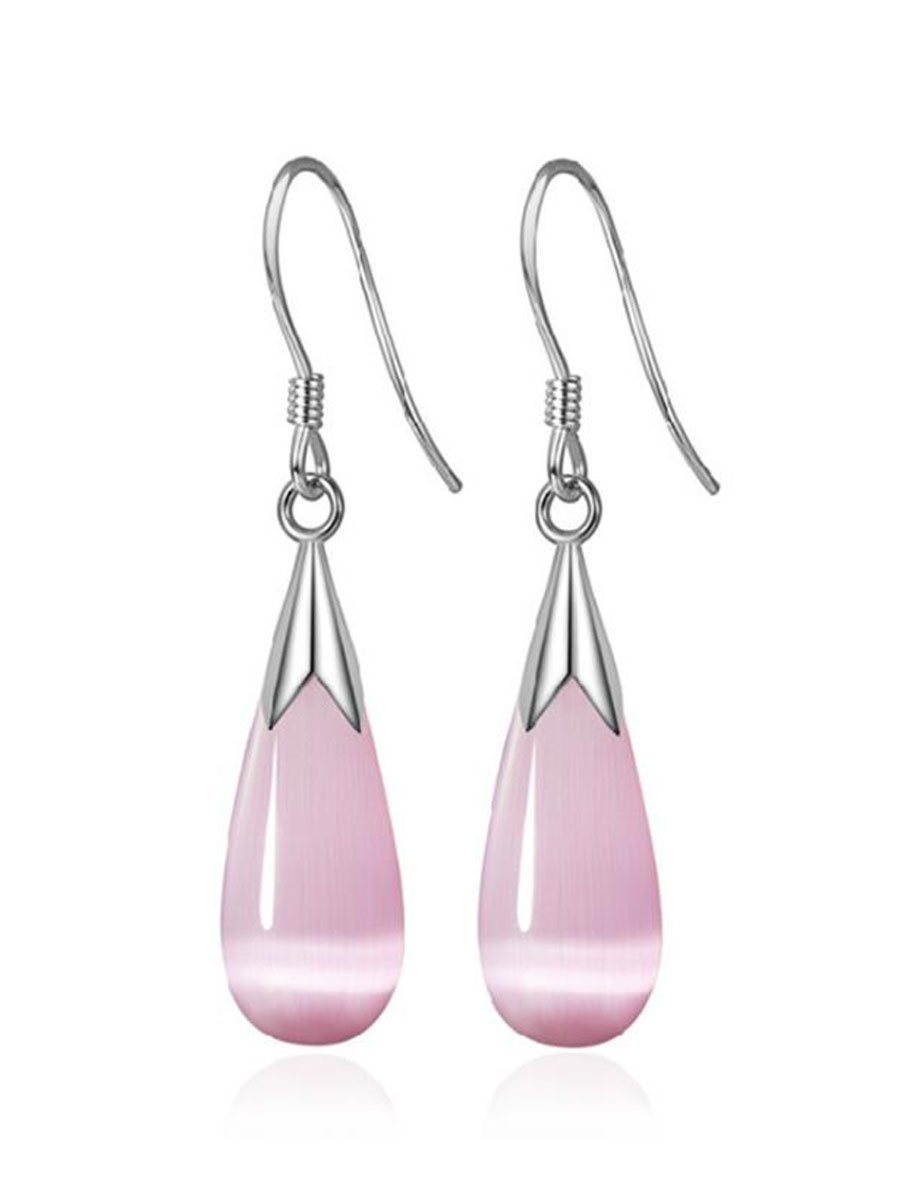 Plain Water Drop Shape Earrings For Women