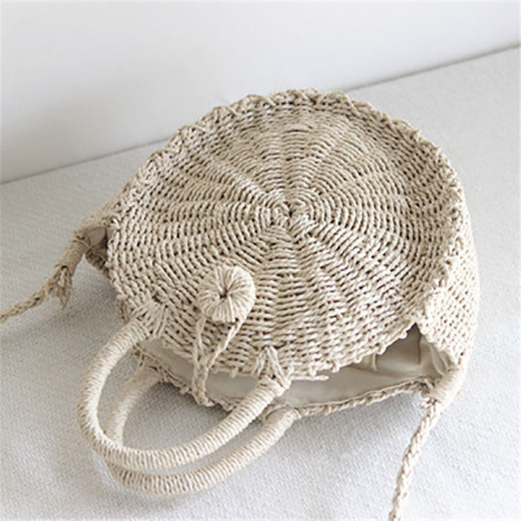 Fashion Circular Straw Bag