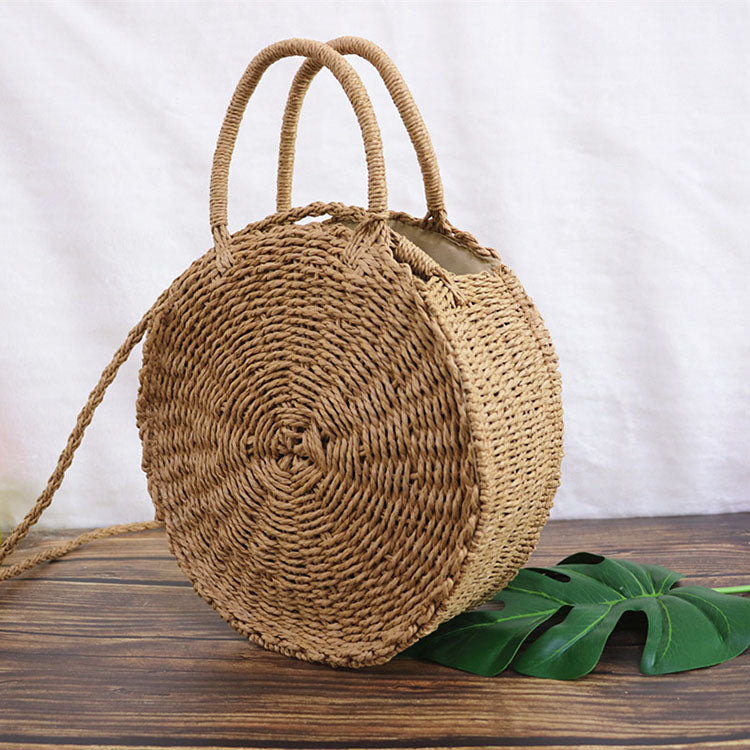 Fashion Circular Straw Bag