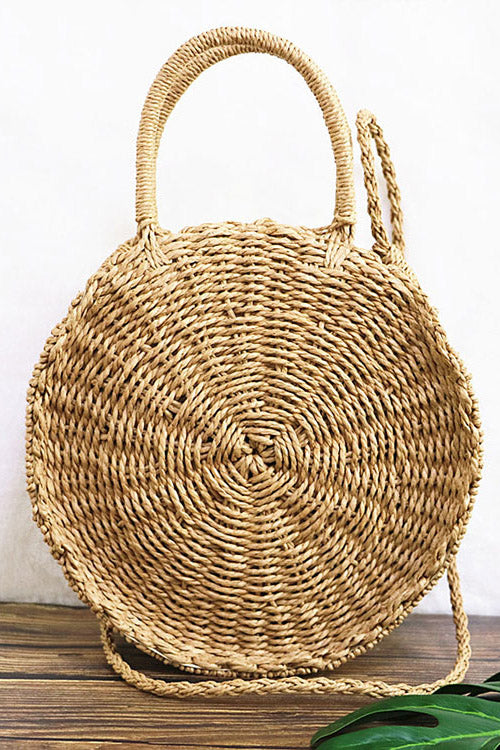 Fashion Circular Straw Bag