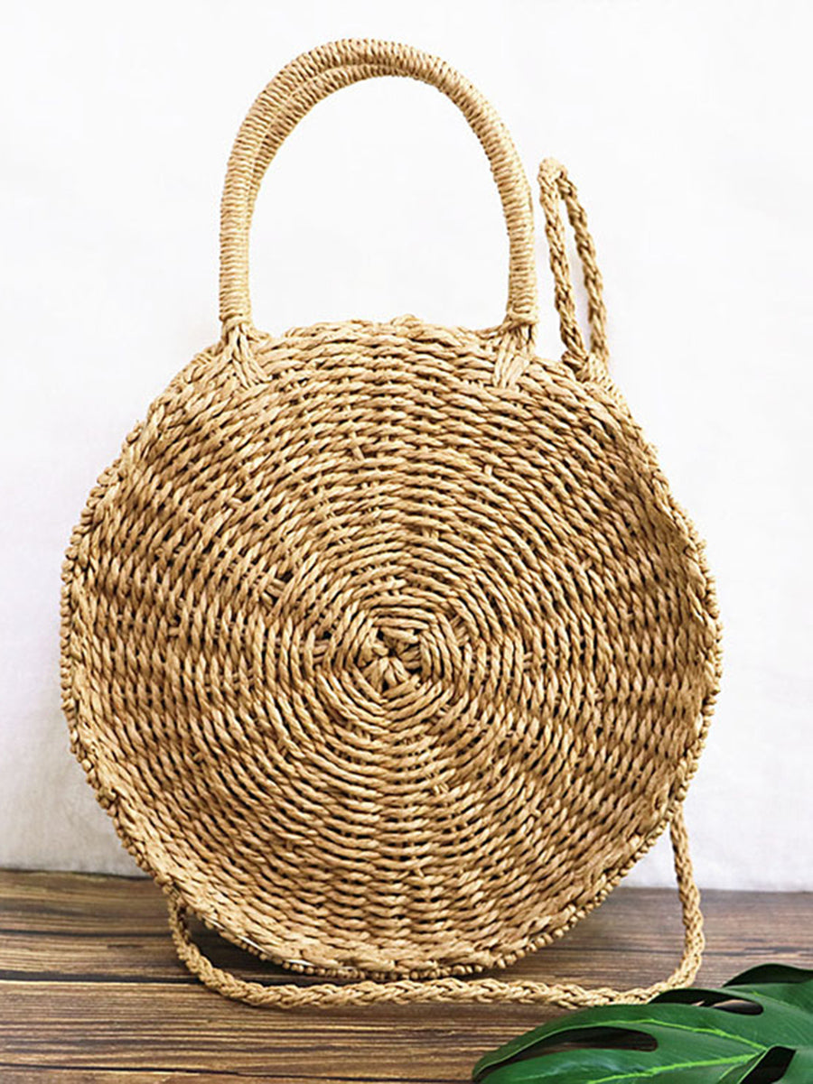 Fashion Circular Straw Bag