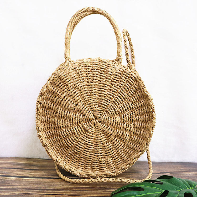 Fashion Circular Straw Bag