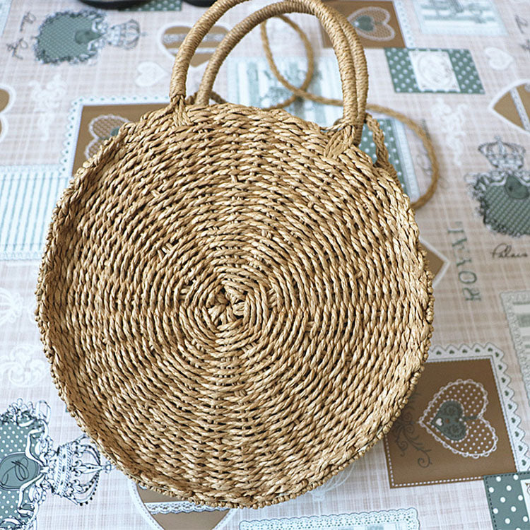 Fashion Circular Straw Bag