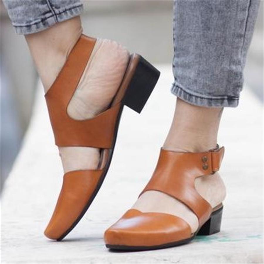 Fashion Velcro Wild Thick Sandals
