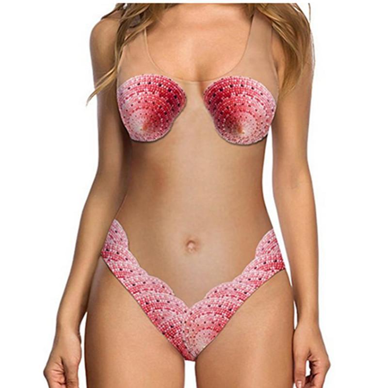 Sexy Melon Shell Skin Bathing Suit