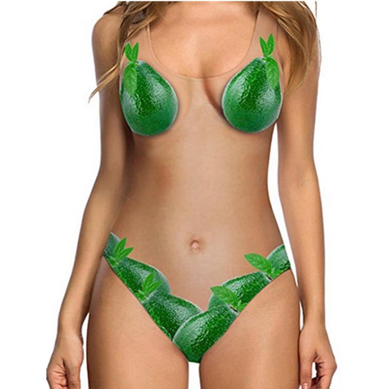 Sexy Melon Shell Skin Bathing Suit