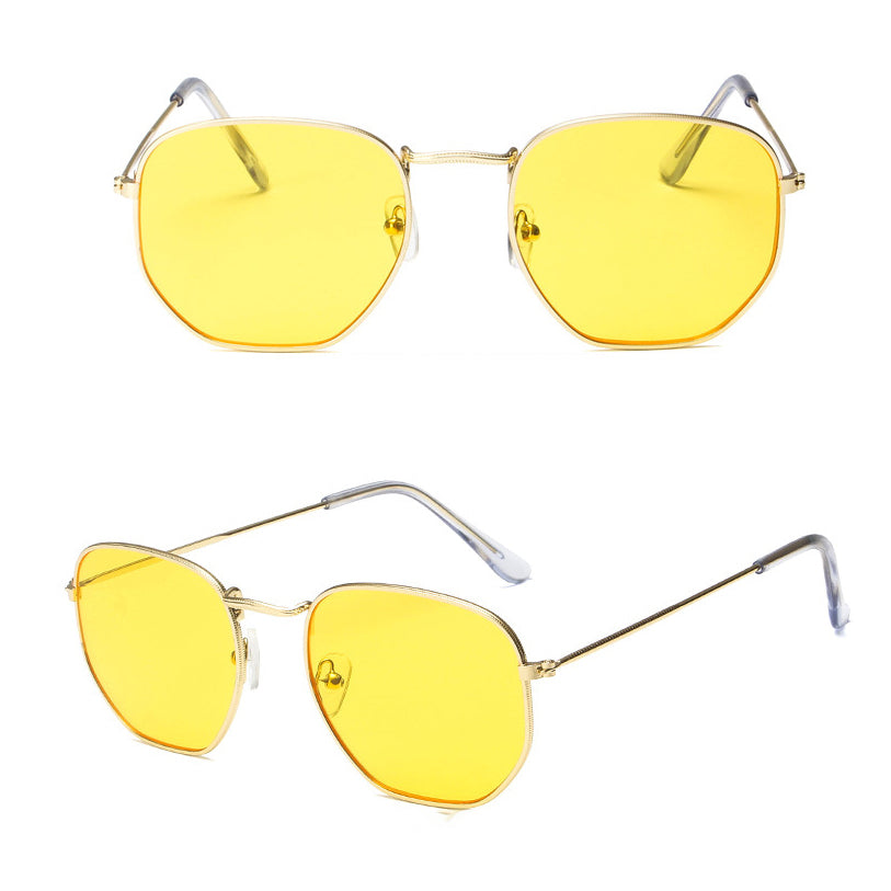 New Metal Sunglasses Trend Ladies Marine Film Sunglasses