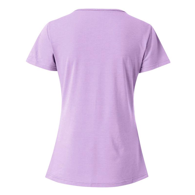 Casual Printing Pullover V Neck Straight T-Shirt