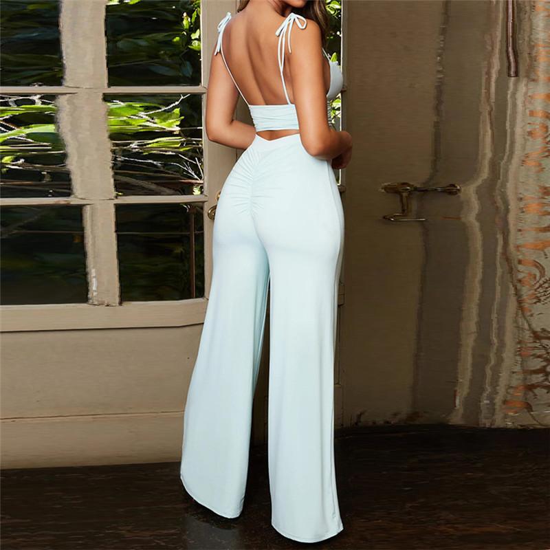 Sexy Suspender Top And Trousers Two Piece Suit