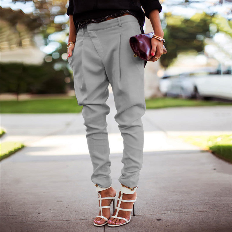 Casual High Waist Harlan Tight Trousers