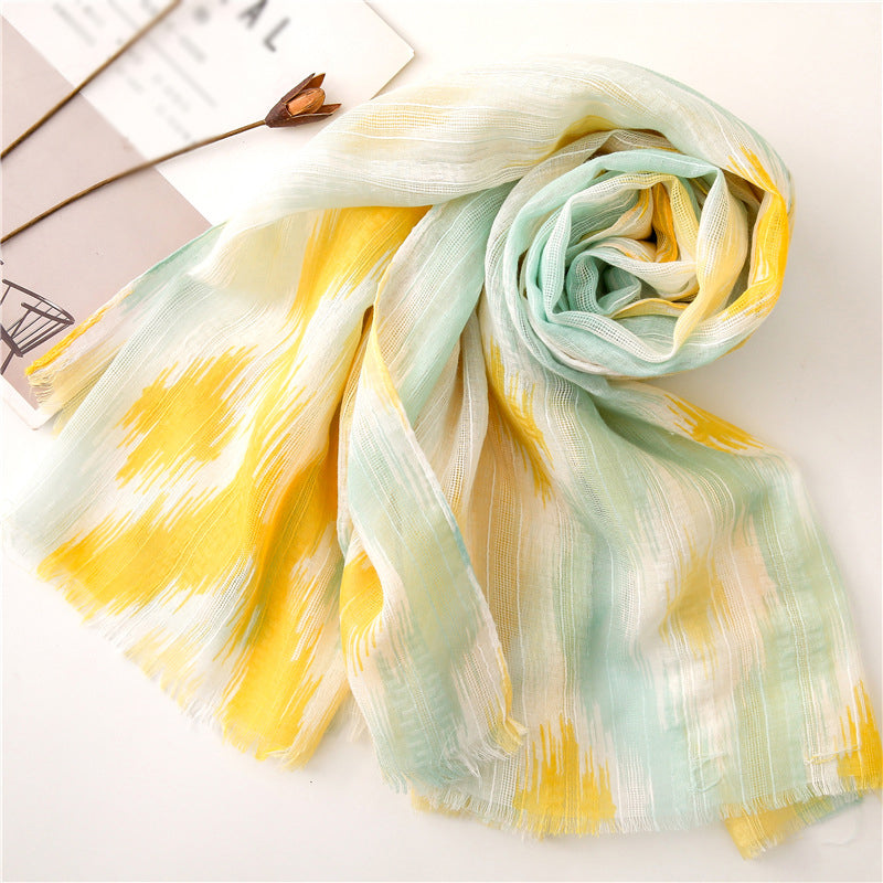 Bohemian Brisk Contracted Geometry Scarf Shawl