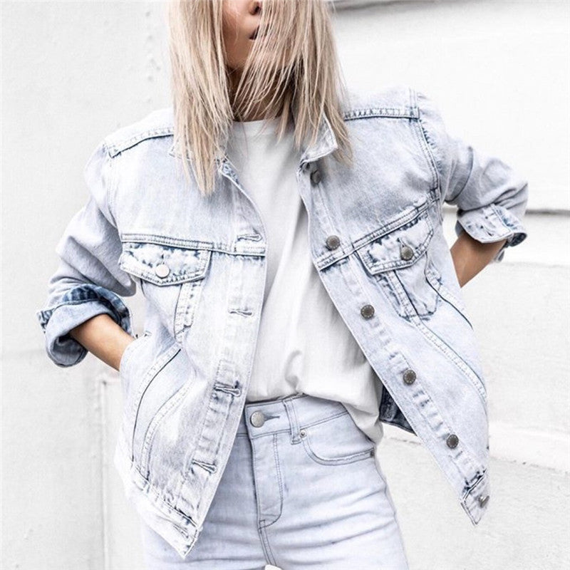 Women's Fashion Casual Denim Jacket