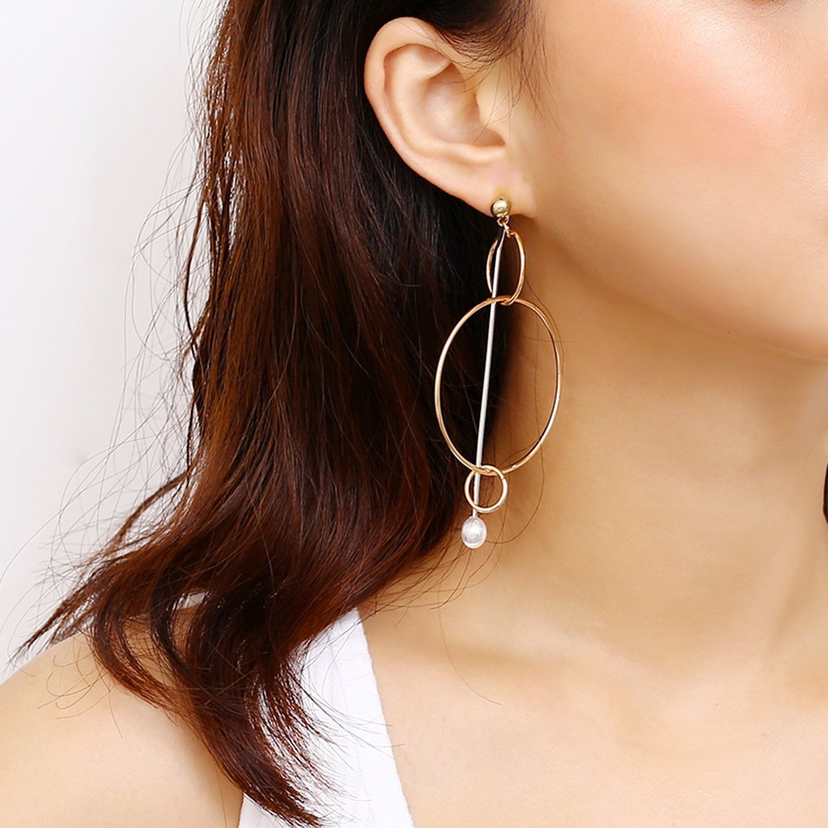 Fashion Geometric Element Earring