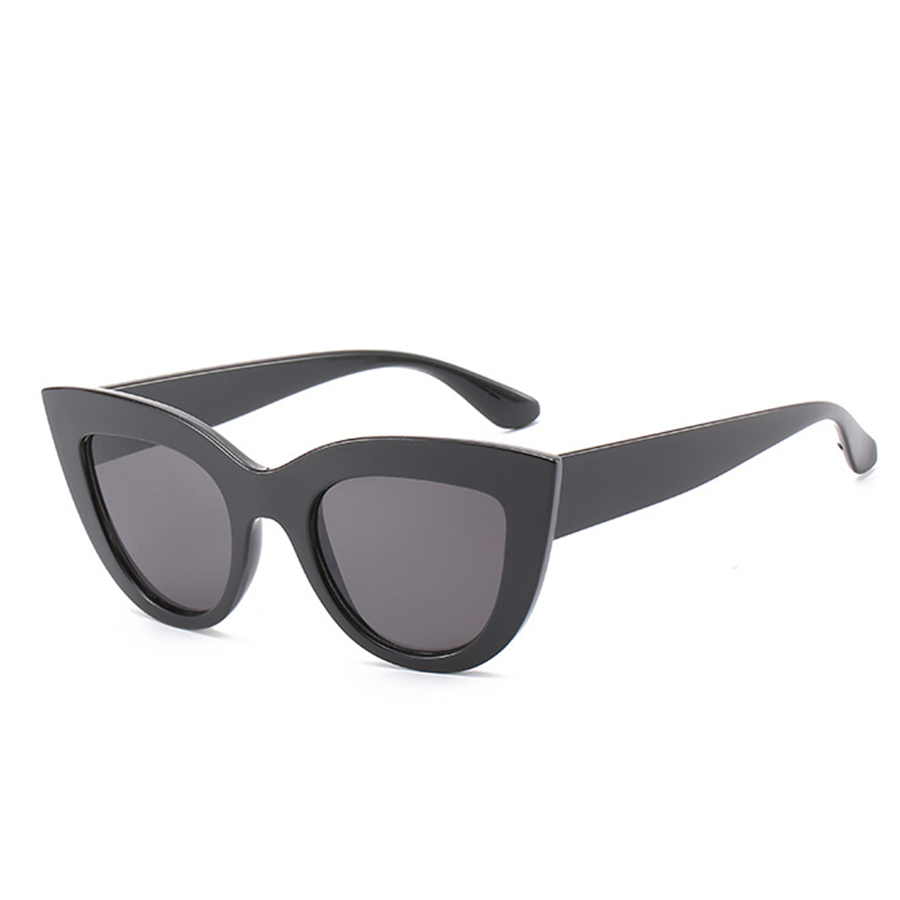Retro Big Box Cat Eye Sunglasses