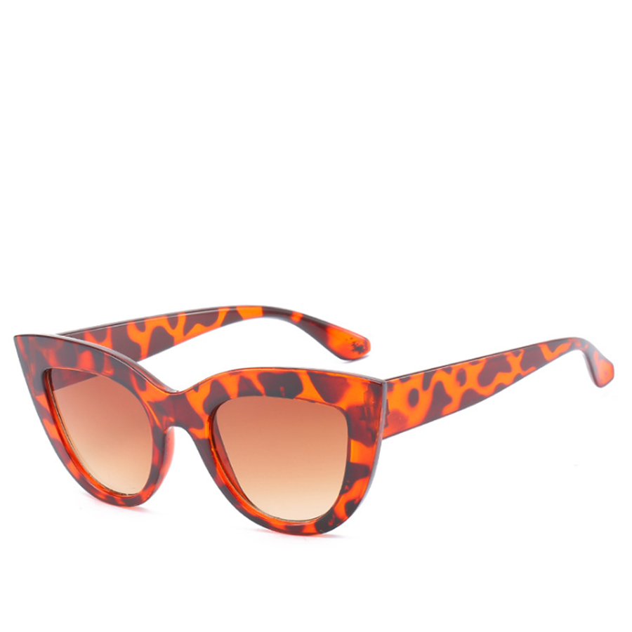 Retro Big Box Cat Eye Sunglasses