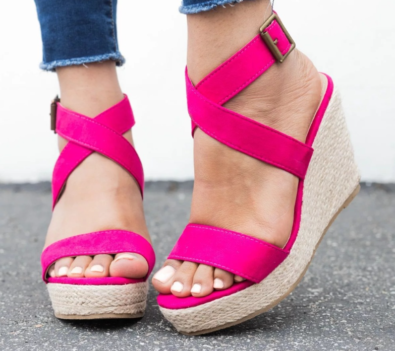 Women's Summer Wedges With Sandals