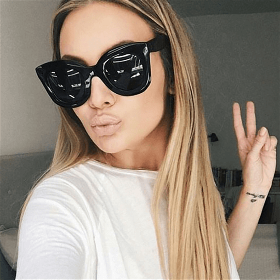 Fashion big frame vintage sunglasses