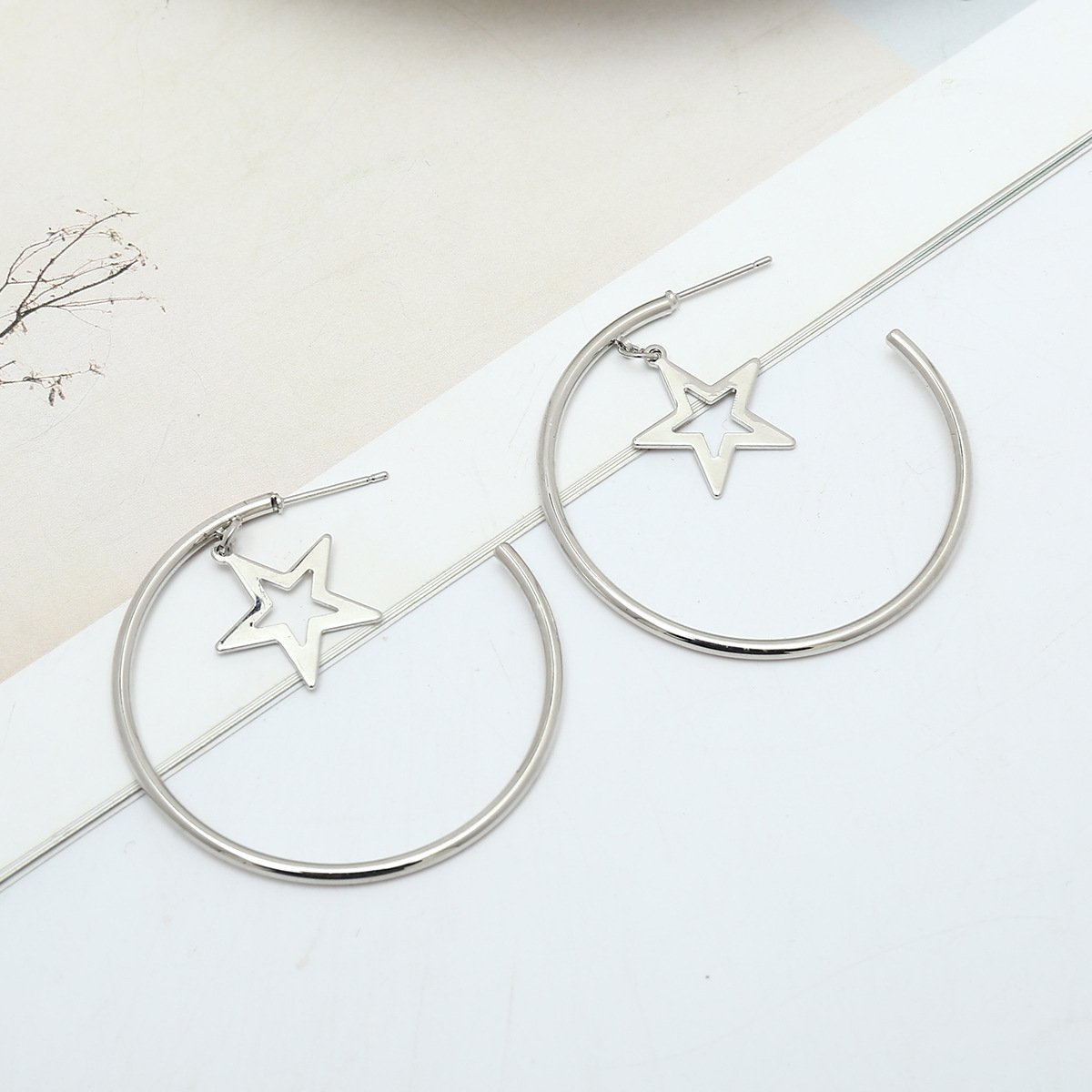 Fashion Geometric Metal Earrings