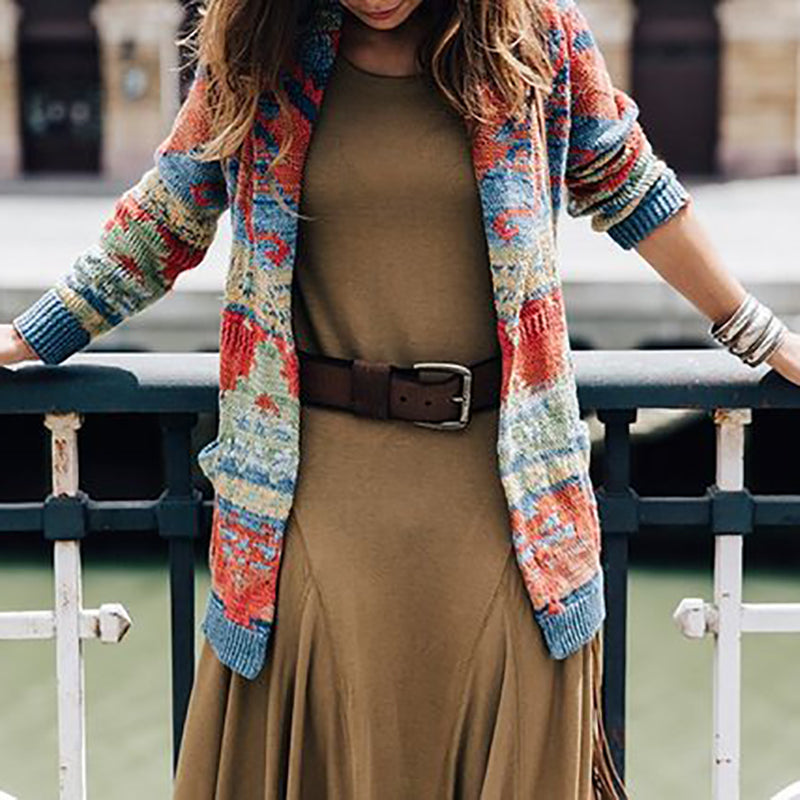 Casual Long Sleeve Loose Cardigan