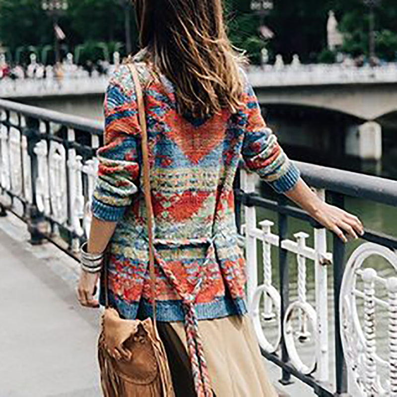 Casual Long Sleeve Loose Cardigan