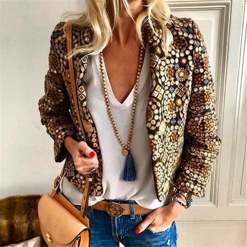 Autumn And Winter   Fashion Printing Family Style Jacket