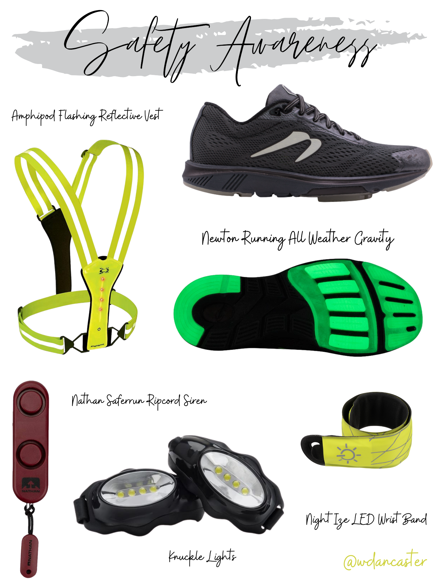 Runner's Safety Items
