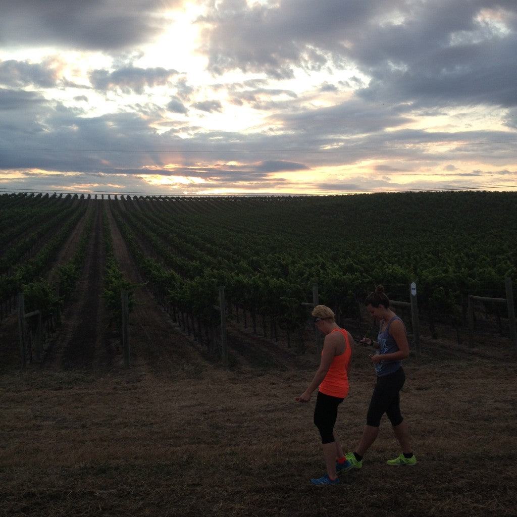 Sunrise on the way to the Start line