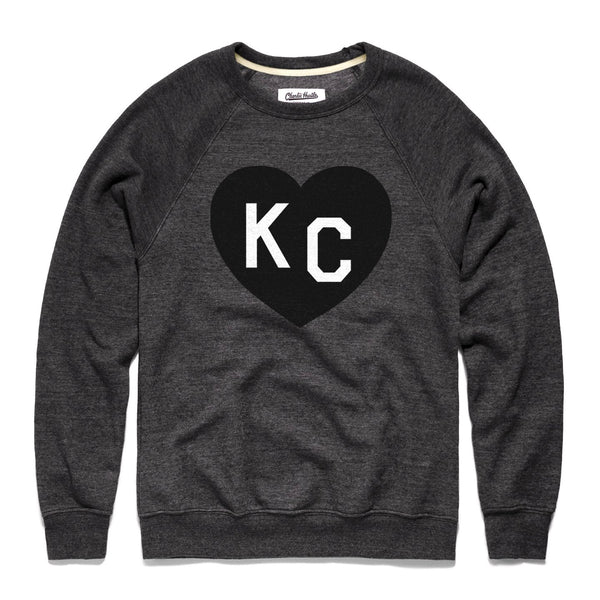 LA KC NY Heart Shirt (Black)