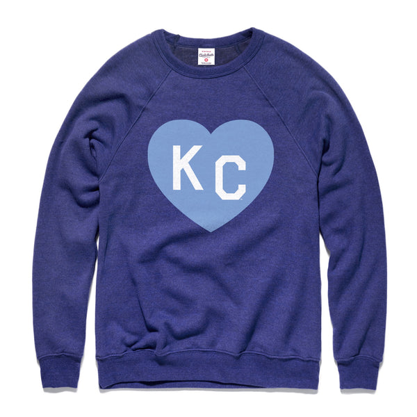 Grey & Navy KC Heart by Charlie Hustle – Pink Charming Boutique