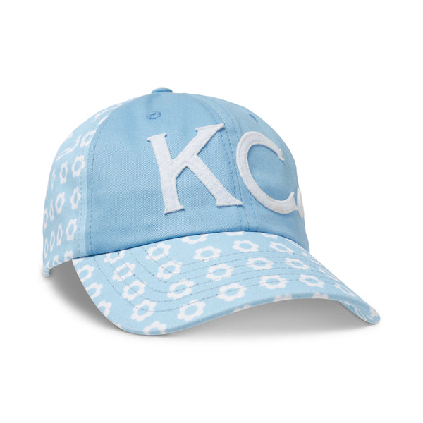 Kansas City Royals 47 Brand Blue Woodall Clean Up Adjustable Slouch Hat Cap