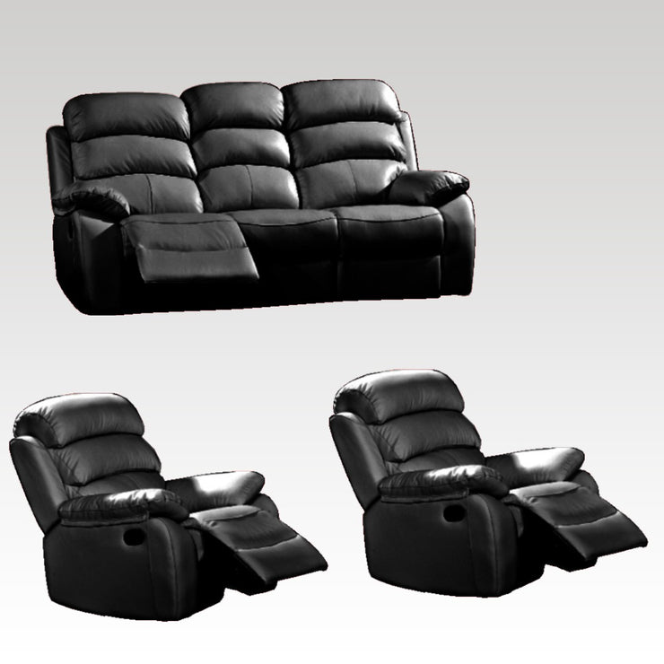Emma 3 Seater Manual Recliner & 2 Recliner Chairs