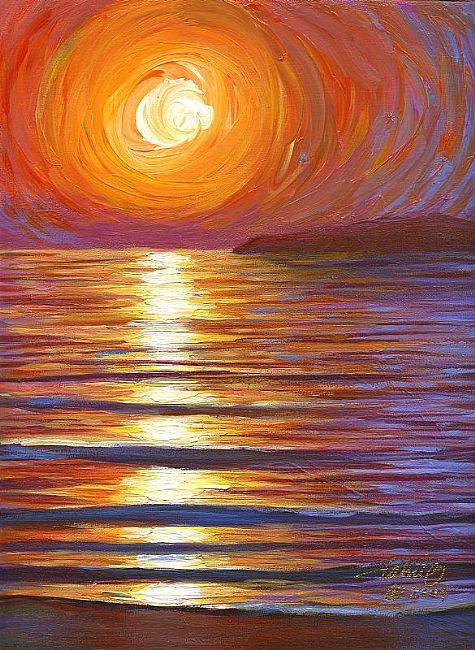 Easy Seascape Painting Ideas for Beginners, Seashore Painting, Sunset Paintings, Easy Sunrise Seascape Paintings, Easy Landscape Painting Ideas, Easy Acrylic Seascape Paintings, Simple Beautiful Seascape Canvas Paintings for Beginners