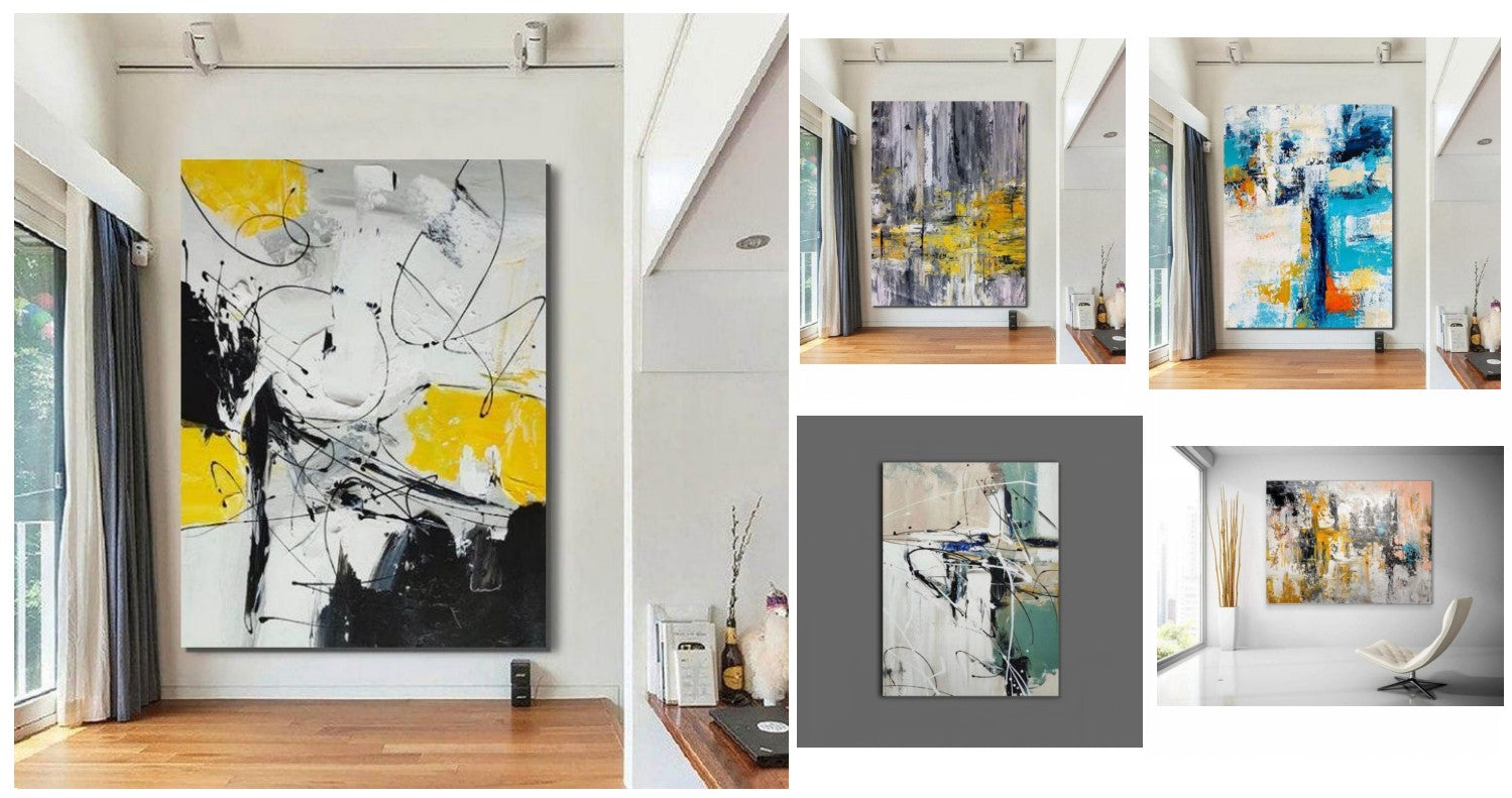 Amazon.com: Wall Art Large Abstract Canvas Abstract Wall Abstract Painting  Acrylic Canvases Wall Art Prints And Canvas Painting Abstract Large Oil Painting  Modern Art Drawing 60X30 Inch : Everything Else