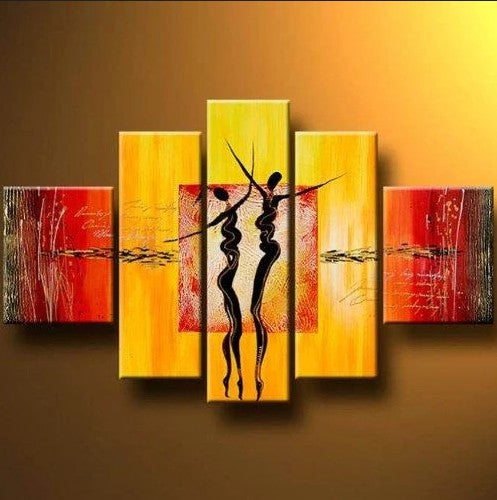 Canvas Painting for Bedroom,  Hand Painted Canvas Art Painting, Handmade Abstract Painting for Interior Decorated