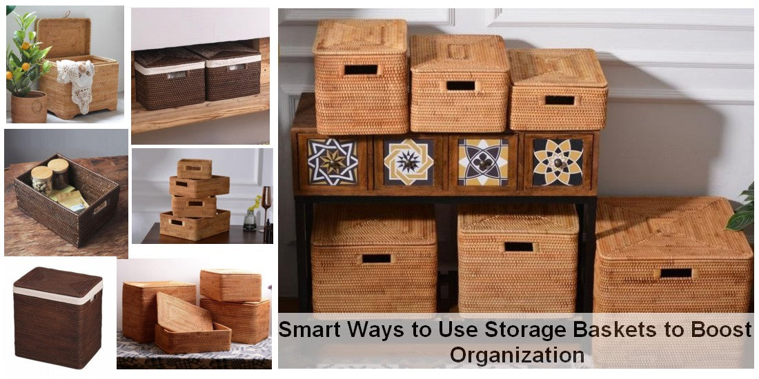 Smart Ways to Use Storage Baskets to Boost Organization - Storage Bask –
