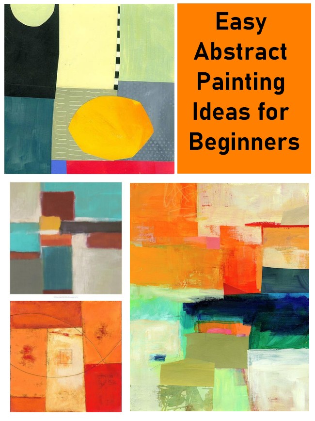 Easy Abstract Painting Ideas, Easy DIY Paintings for Kids, Simple Canvas Painting Ideas for Beginners, Easy Modern Wall Art Ideas for Beginners