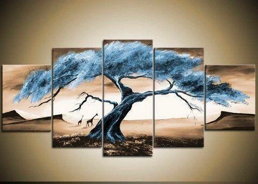 Wall Art Paintings, Tree Wall Art Paintings, Acrylic Wall Paintings, African Paintings, Living Room Wall Art