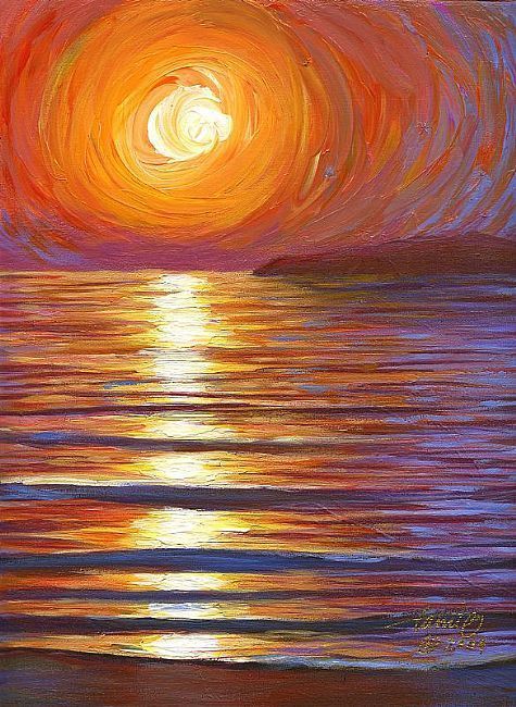 Easy Seascape Painting Ideas for Beginners, Sunset Seascape Paintings, Easy Acrylic Seascape Paintings, Easy Landscape Painting Ideas, Easy Acrylic Seascape Paintings, Simple Beautiful Seascape Canvas Paintings for Beginners
