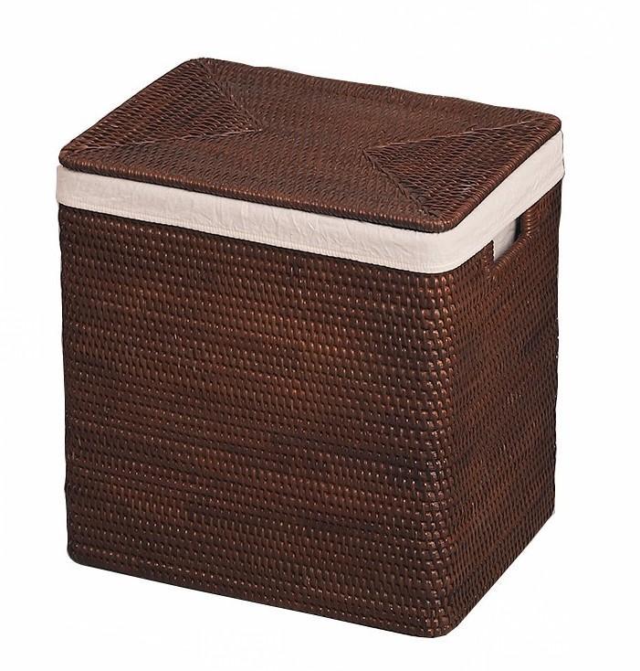 Large Brown Rattan Storage Baskets, Storage Baskets for Bathroom, Storage Basket with Lid, Storage Baskets for Clothes