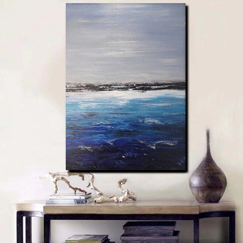 Big Wave Painting, Seascape Canvas Painting, Living Room Wall Art Pain –  Art Painting Canvas
