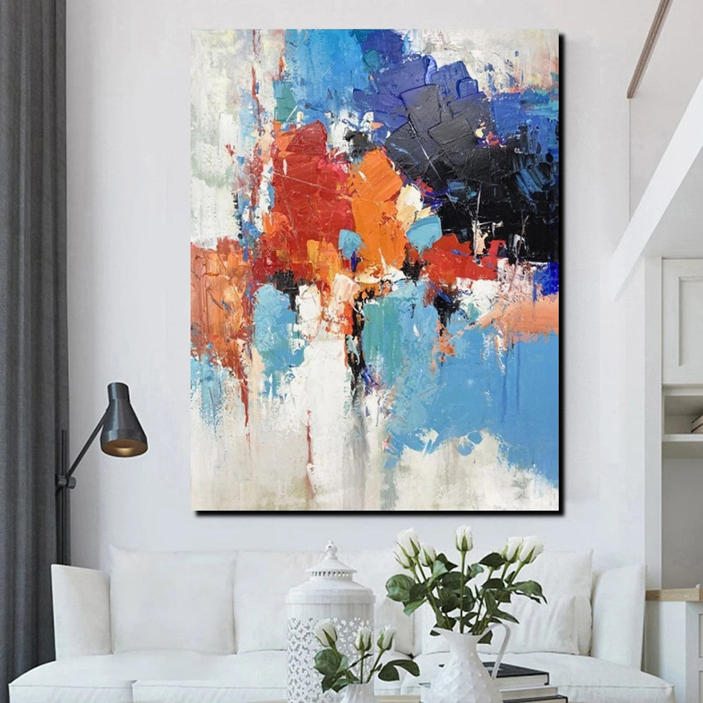 Modern Canvas Painting, Living Room Wall Art Ideas, Buy Abstract ...