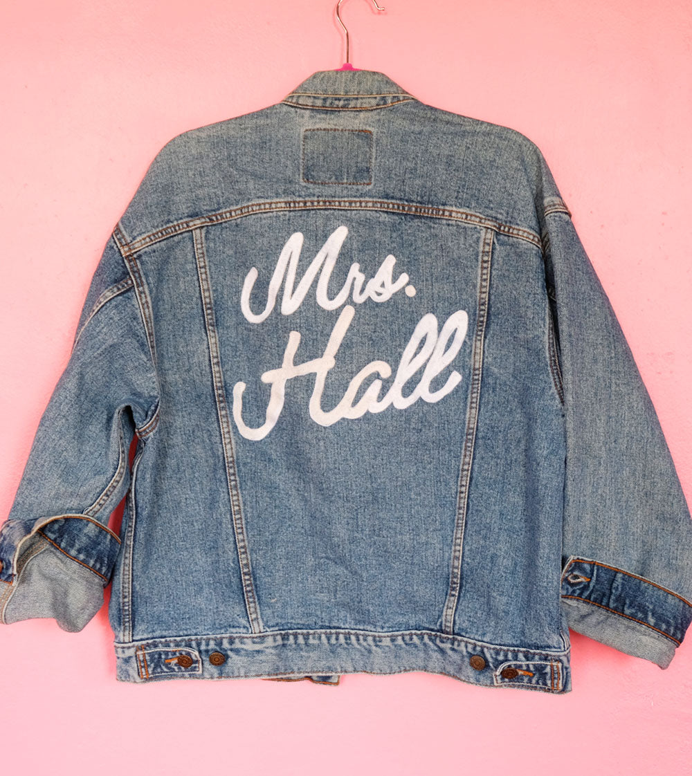 jean jacket personalized